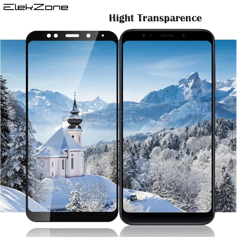 For Xiaomi Redmi 5 Glass Redmi 5 Plus Full Screen Protective Tempered Glass Full Cover For Redmi 5 5plus Black White protect (4)
