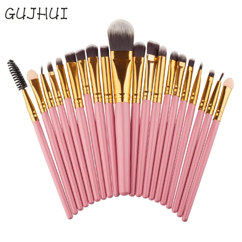 

Hot Best Deal 20Pcs Mini Cosmetic Eyebrow Eyeshadow Brush Makeup Brush Sets Kits Tools Beauty Girl Nov 4