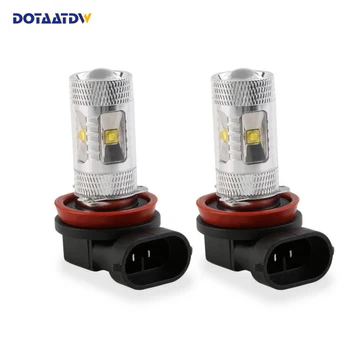 

DOTAATDW New 2pcs/lot H11 H8 HB3 9005 9006 HB4 6000k White 30W LED Car Fog Bulbs Light For 12V Car Vehicles hot sale