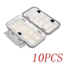 16,5*9,3*4,5 см рыболовная коробка водонепроницаемые рыболовные приманки, крючки пластиковая коробка ударные профессиональные коробки для снастей для ловли нахлыстом Pesca