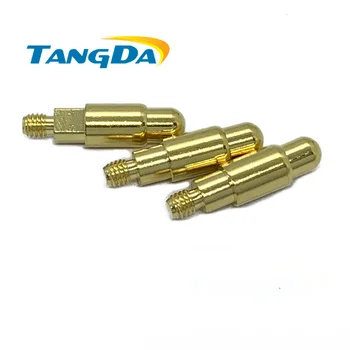 

Tangda probe connector with screw tail pin 3M POGOPIN Charge probe spring pin 5*18.5 mm 360gf AG