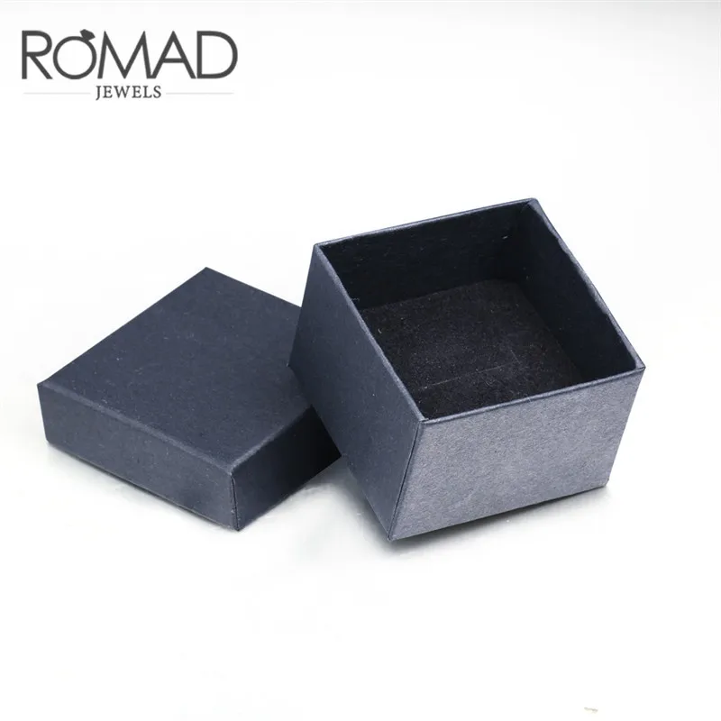 

ROMAD Dropping Gift Box for Jewelry Black Color Bracelet Ring Package for Women Men Jewelry Gift Package R4