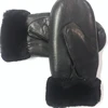 New ladies sheepskin gloves winter black sheepskin gloves mittens mittens plus velvet thickening sports gloves ► Photo 3/6