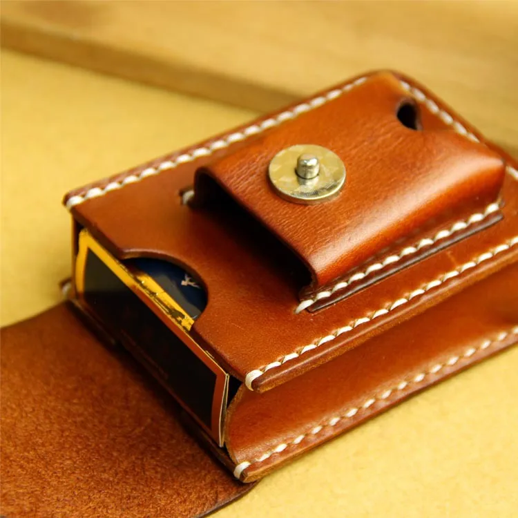Handmade Sewing Cigarette Lighter Holder Bag Case For Zippo Super Match