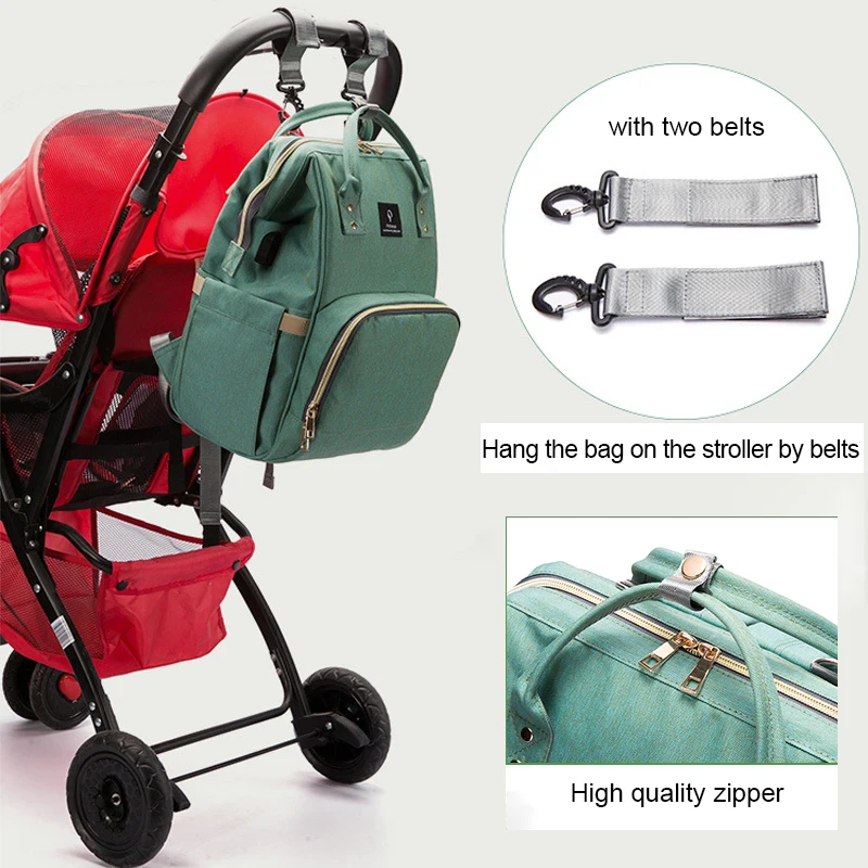 VRTREND сумка для подгузников с интерфейсом USB Большая вместительная Детская сумка для коляски водонепроницаемый рюкзак для кормления сумка для ухода за ребенком сумочка