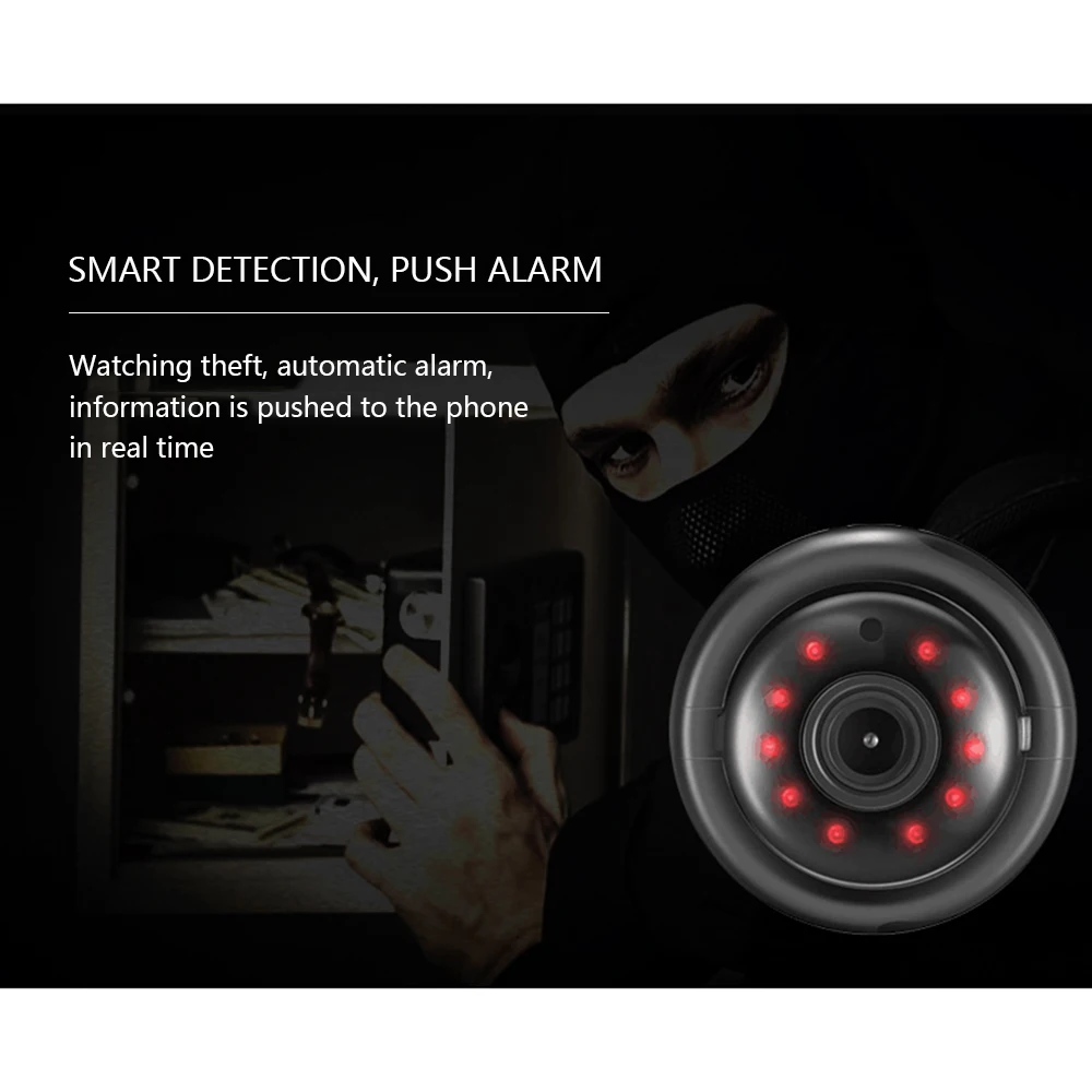 Loozykit 1080P Wireless Baby Monitor Portable WiFi IP Smart Night Vision Baby Home Audio Record Baby Sleeping Watching Tools