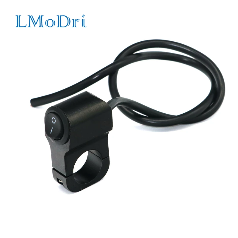 LMoDri Motorcycle 7/8" Handlebar Switches Headlight Fog Brake Hazard