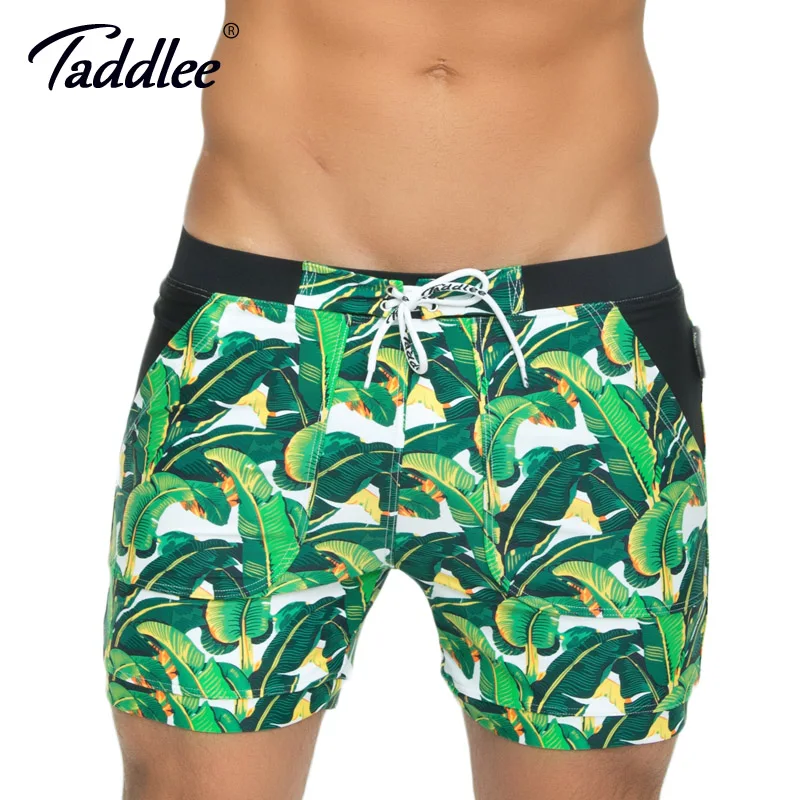 Taddlee Brand Men Swimwear Board Beach Shorts Basic Traditional High Rise Swimsuits Long Cut Boxer Trunks Plus Size XXL 2