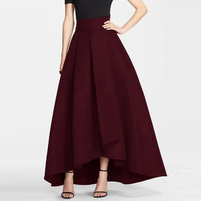 navy evening skirt