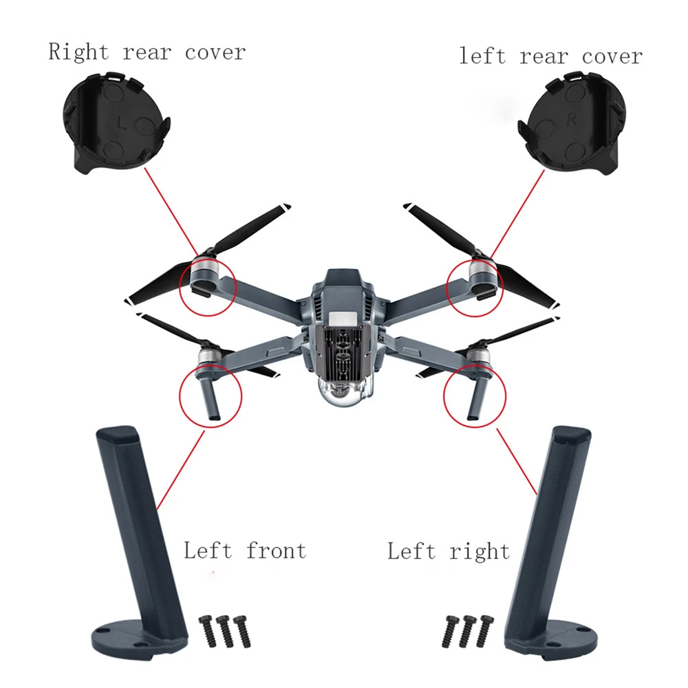 Für DJI Mavic Pro Drone Front/Rear Links/Recht Motor Arm Fahrwerk Reparaturteile