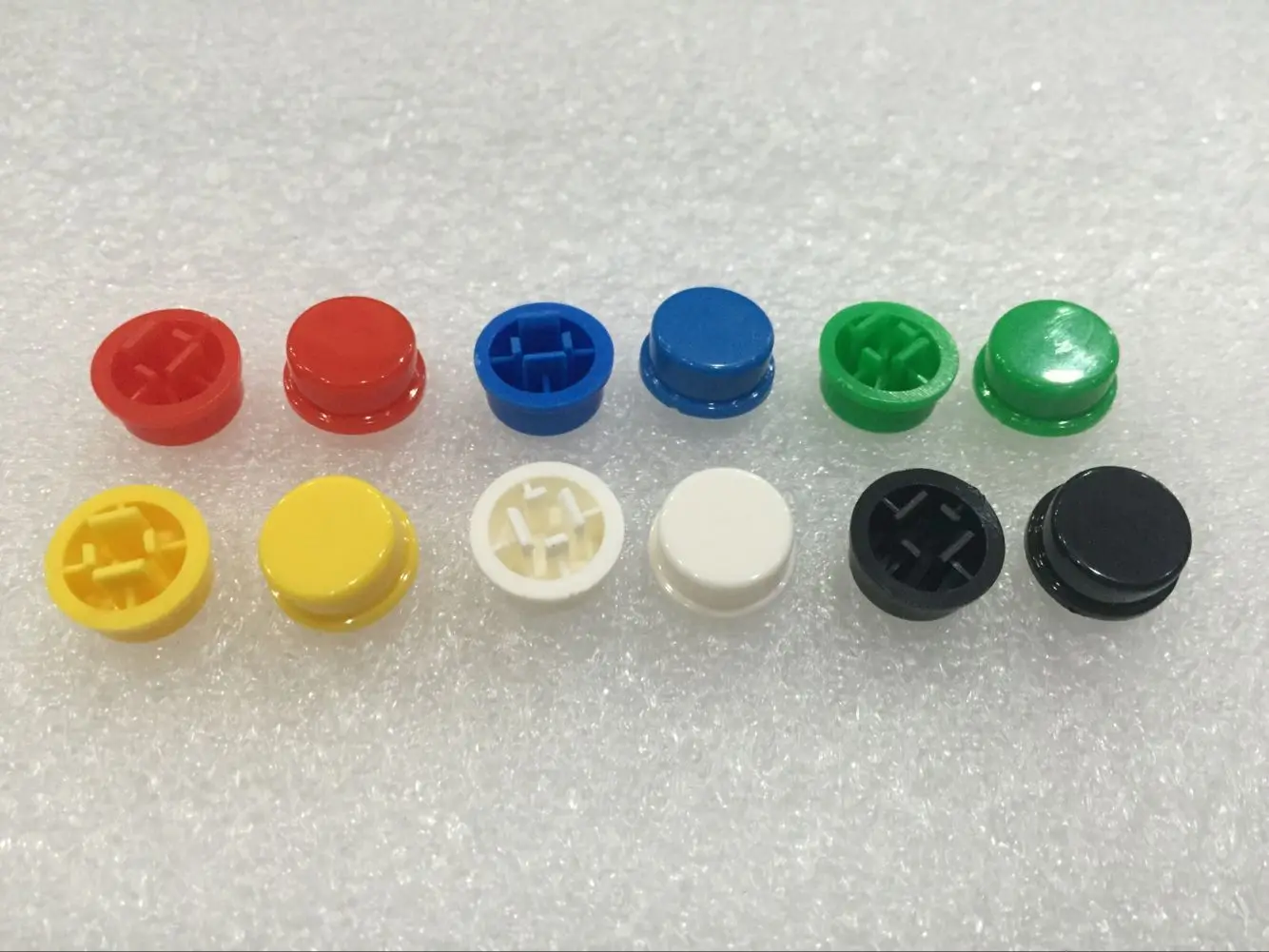 Pces Interruptor Tact Boné Aplicado Tátil Botão Momentâneo 12*12*7.3mm Preto Vermelho Amarelo Azul Branco Verde 600 A24