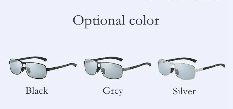 TAC поляризованные фотохромные Солнцезащитные Очки Пилот водитель прямоугольные солнцезащитные очки для мужчин и женщин водительские очки