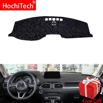 

Rose Pattern Non-slip Dashmat Dash Mat Dashboard Cover Pad Cover Carpet Car Sticker for mazda cx-5 cx-8 2017-2019 Car Styling