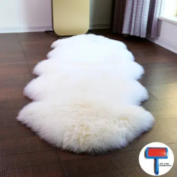

Super Luxury Keep Warm Thicken Soft Shaggy 100% Real Sheepskin Wool Area Rugs and Carpet for Living Room Chair Cover Home Mats