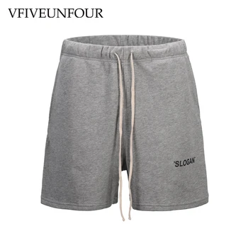 

VFIVEUNFOUR 2019 Summer High Street Harajuku Solid Shorts Fashion black Color Streetwear Mens Hip Hop Casual Shorts Vintage
