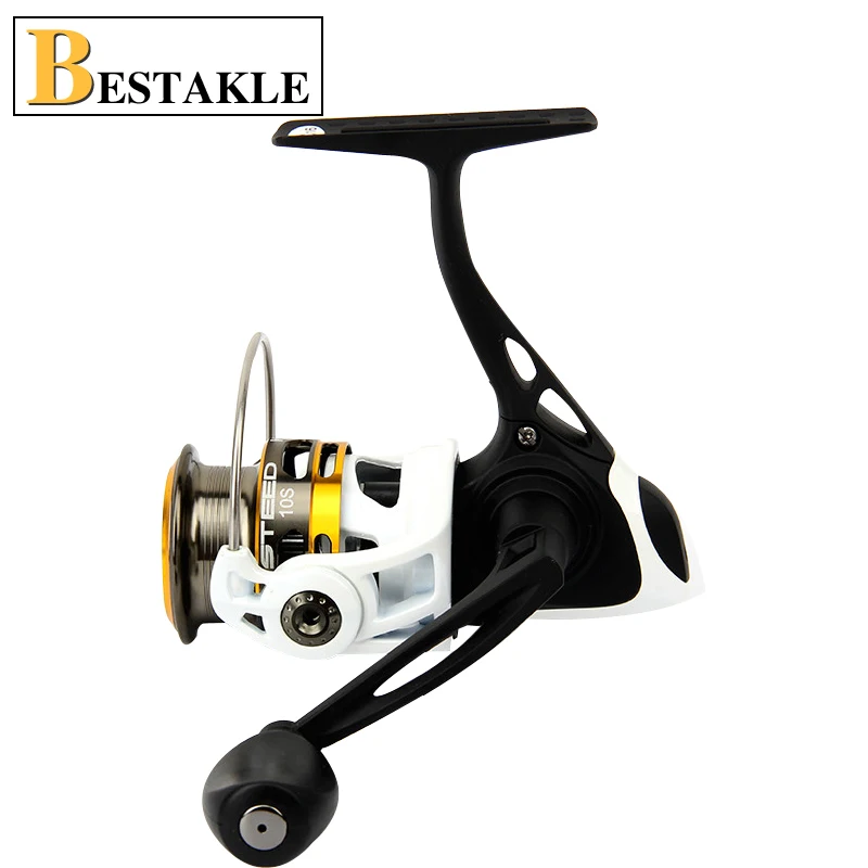 

New High Quality STEED10S Shallow Cup Black and White Two Colors Full Metal Body 9 axis Spinning Wheel Lure Reel Fishing Reel