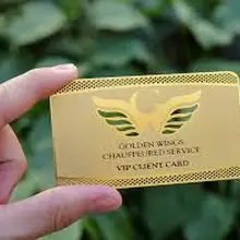 Hot sale metal business card custom hole poubch laser cut membership card 100pcs/lot free shipping DHL