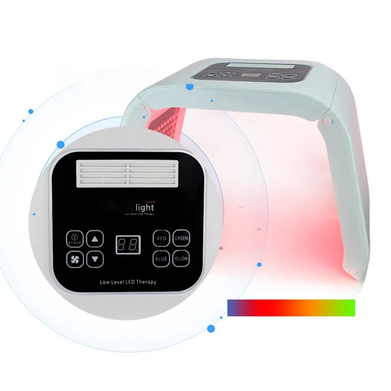 7 Color PDT LED Acne Light Therapy Machine LED Facial Mask Beauty SPA Phototherapy For Skin Rejuven - 32830724692
