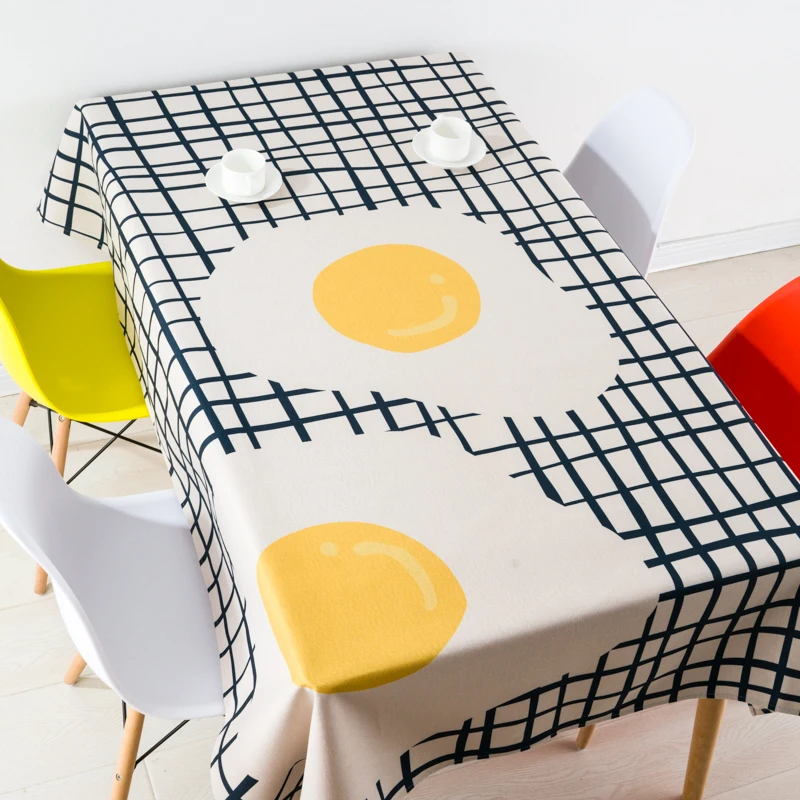 Creative modern cotton tablecloth fabric European style coffee