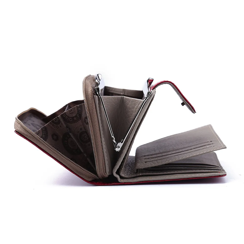 

JIULIN Womens Wallets Brand Purses Female Long European and American Style Genuine Leather Wallet ladies wallet high capacity