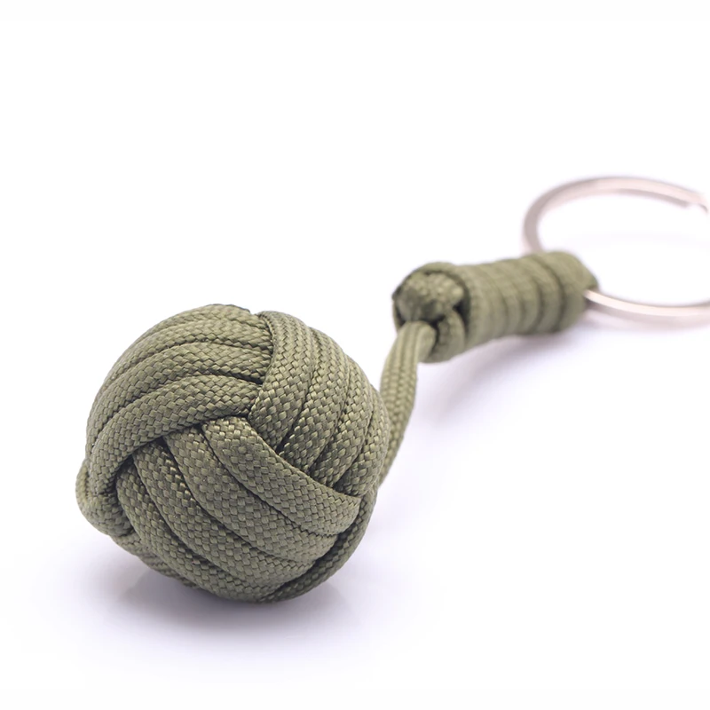 Self Defense Keychain - Security Protection Steel Ball Bearing Self Defense Lanyard Survival Key Chain 2 - Self Defence Weapon 1