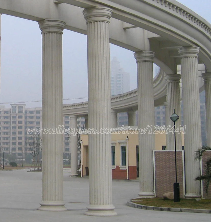 

carved stone Roman pillars Roman Doric style columns marble the long corridor gate pillars custom made