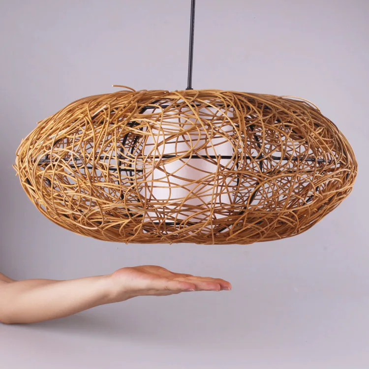Hand Woven Rattan Wood Shade Chandelier Modern Minimalist Hand Woven Rattan Wood Shade Chandelier Modern Minimalist Restaurant Ikea Creative Personality 702 On Aliexpress Alibaba Group