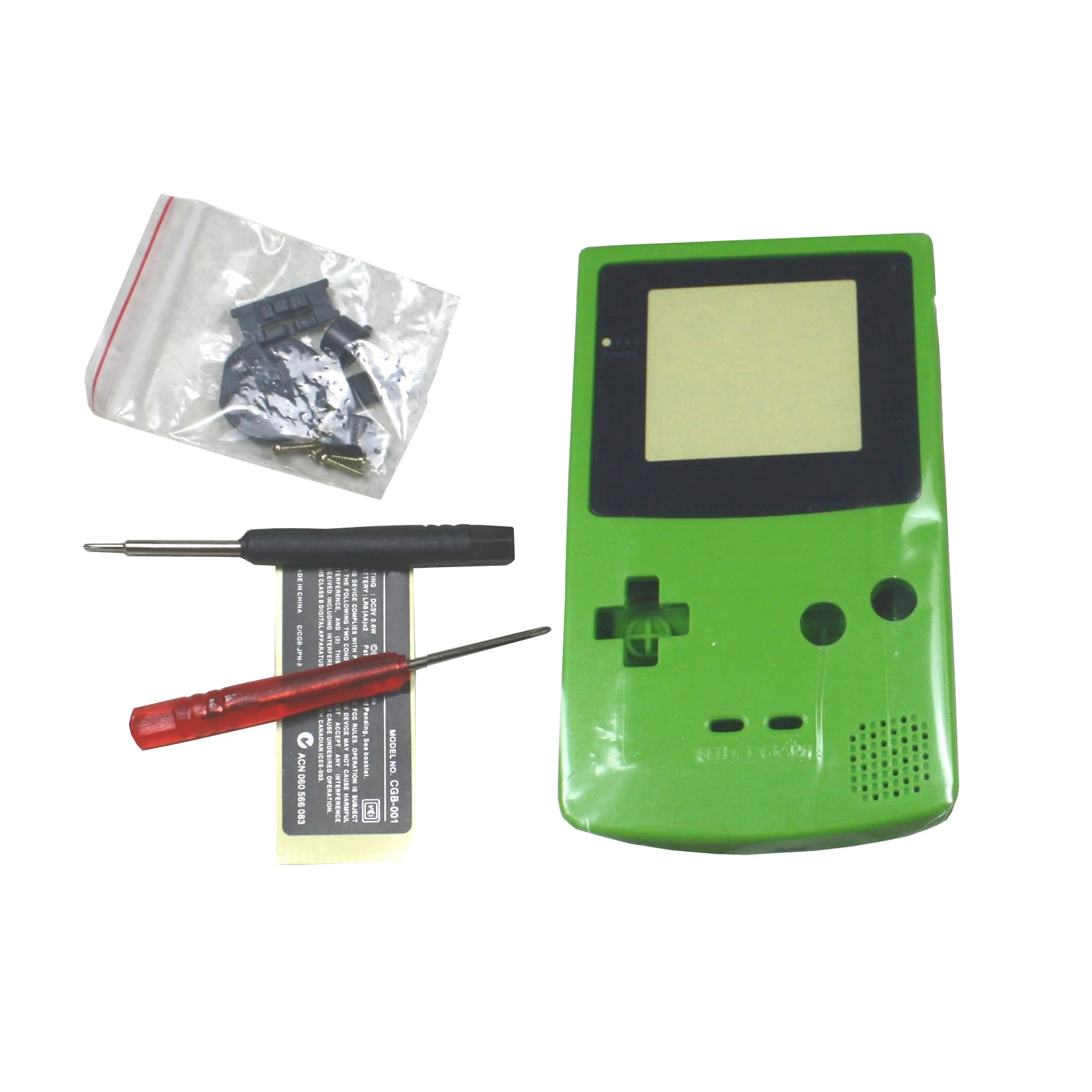 Full Housing Shell Case Cover Replacement for Nintendo GBC Gameboy Color Console