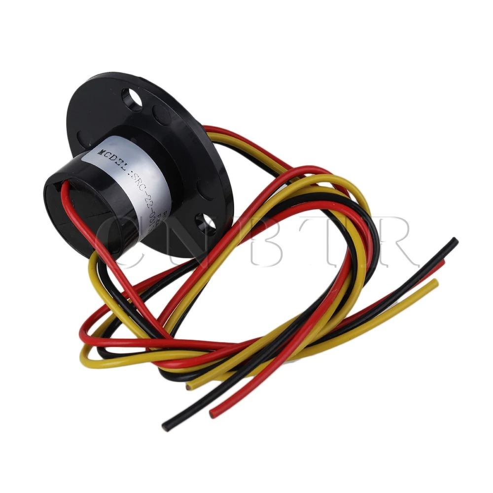 

CNBTR 0-500RPM Capsule Slip Ring 3Wires 10A 240VAC/DC for Wind Turbine Hat Type