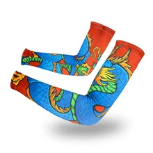 1 пара охлаждающие рукава длинные Защита от солнца УФ Защита для мужчин и женщин для велоспорта Бег Спорт на открытом воздухе TC21