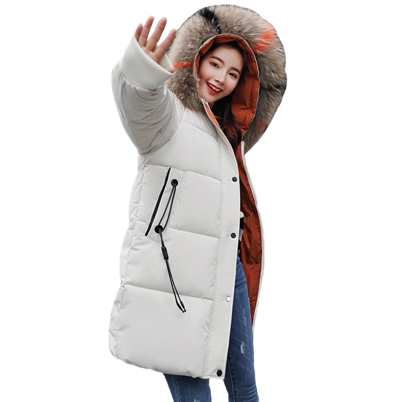 Vestes white De Femme Black Col Fourrure Femmes Haute Nouveau La Bf Green Qualité Coton Plus Capuche Taille Down Hiver brick 2018 Lâche army Long À Grand Chaud Des caramel Red Zs502 Parkas red CT4Uxq7wP