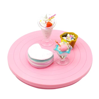 

5.5 Inch Spinning Rotating Cake Stand Turntable Spinner Plastic Revolving Cake Decorating Stand Platform Cake Decorating Tool