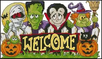 

Needlework,DIY Cross Stitch,Sets For Embroidery kits,11CT&14CT&16CT,Welcome Halloween