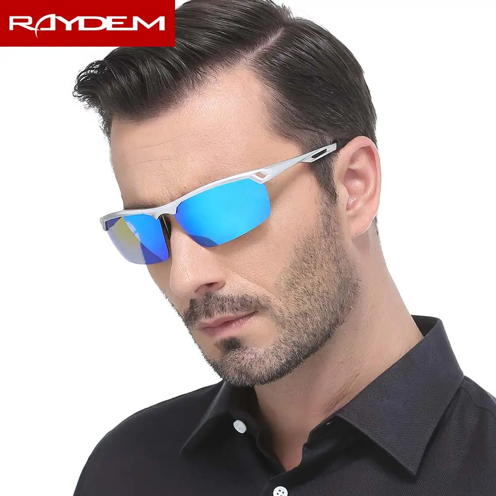 Солнцезащитные очки Raydem Мужские поляризационные спортивные солнечные для