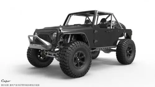 

Capo 1/8 RC Speed Racing JKMAX Metal Chassis Crawler Car KIT-E Model ESC Motor Servo Radio System Included THZH0166