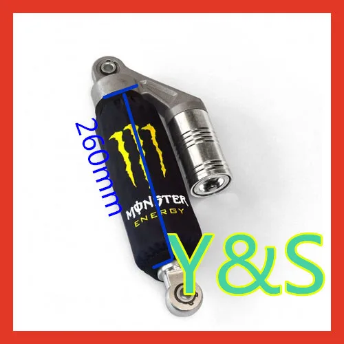 260mm universal water proof pit bike rear shock cover protect
