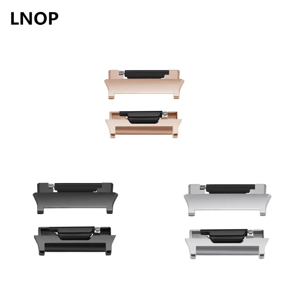 

Stainless Steel watch strap connector for fitbit ionic metal Adapter Connectors Joint For Fitbit Ionic Watch Band Bracelet