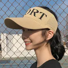 Открытый Модный Открытый Топ шляпа от солнца изогнутые широкие полями для спорта бега