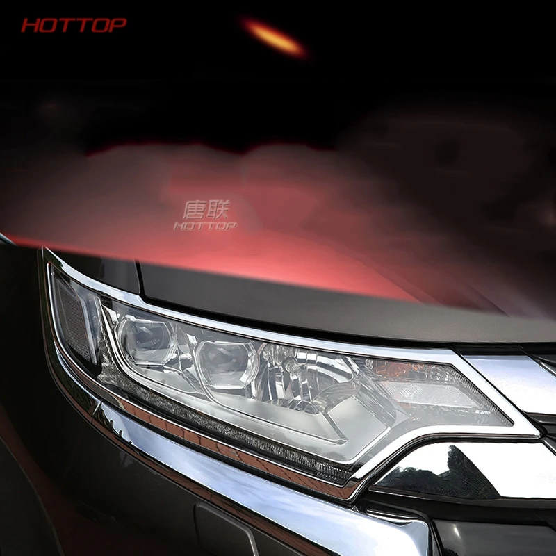 TopUnion для Mitsubishi ASX Outlander Sport RVR 2013 2015 2016 2017 Chrome передняя крышка головки светильник