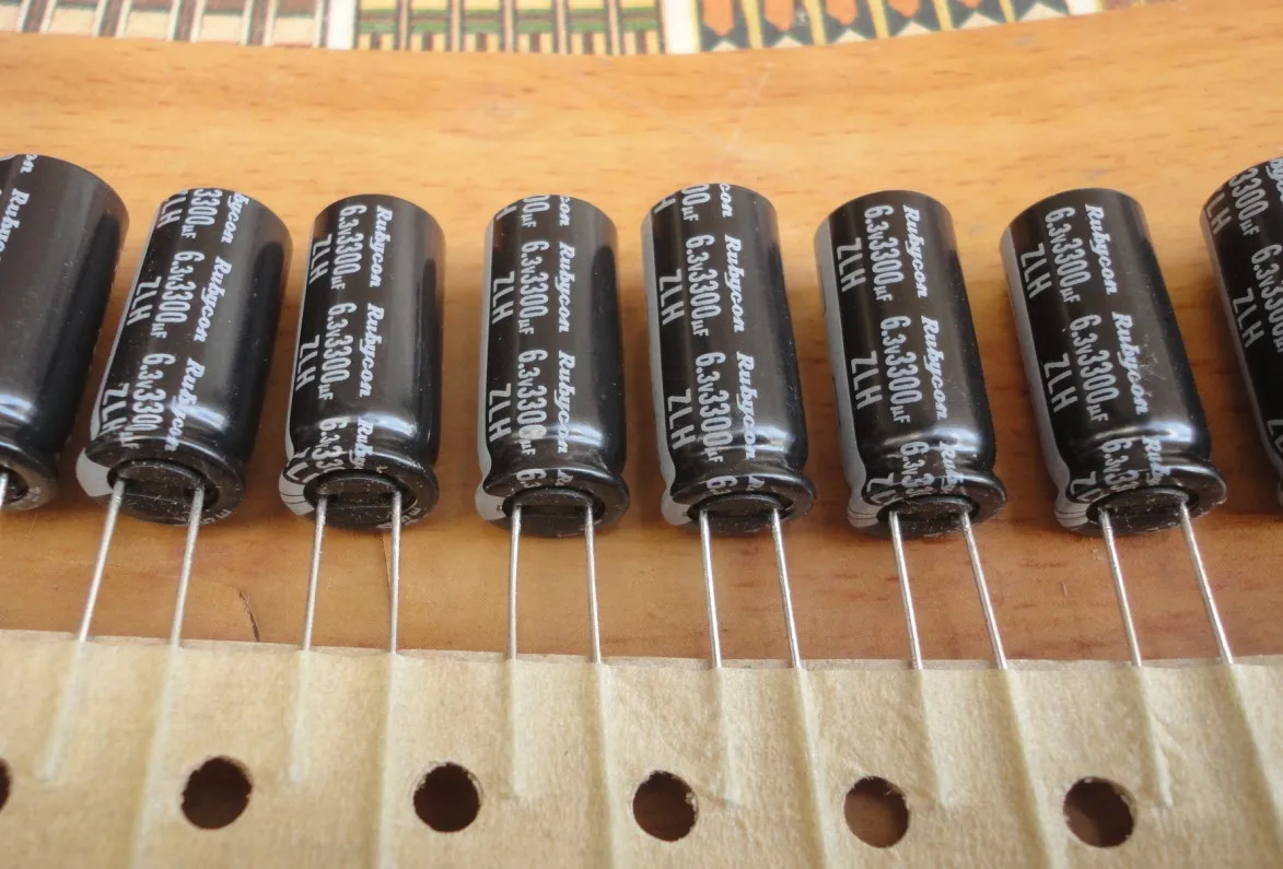 10pcs 2200uf 16v Rubycon Electrolytic Capacitor 16v2200uf ZLH Low impedance
