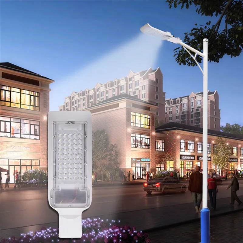 

LAIDEYI 30W 50W AC85-265V Ultrathin LED Street Light Waterproof IP65 Outdoor Road Lamp For Garden Yard Pathway Road New Arrival