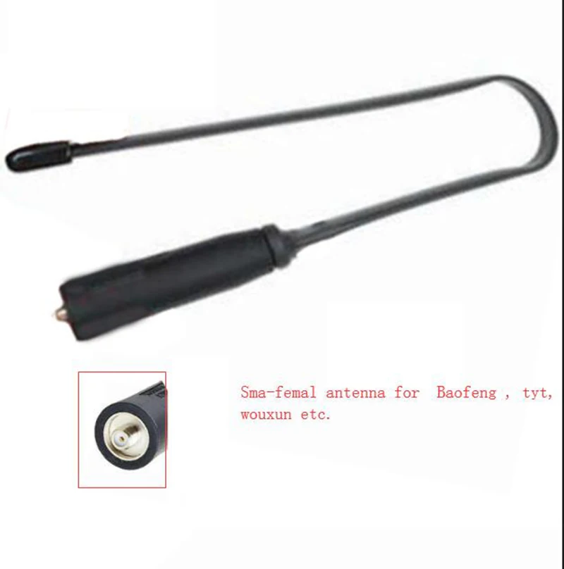 Новая Складная тактическая антенна CS SMA Female VHF UHF 144/430 МГц двухдиапазонная для TYT hf