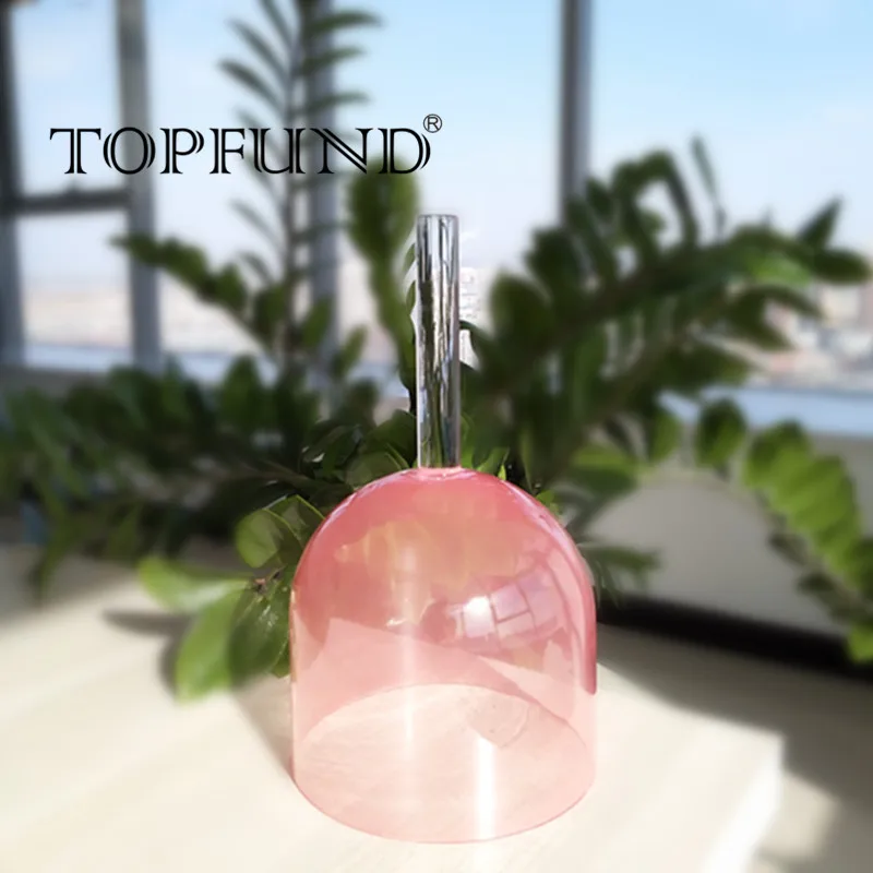 TOPFUND F Note Heart Chakra Pink Full Handle Colored Clear Quartz Crystal Singing Bowl 7 inch TOPFUND F Note Heart Chakra Pink Full Handle Colored Clear Quartz Crystal Singing Bowl 7 inch
