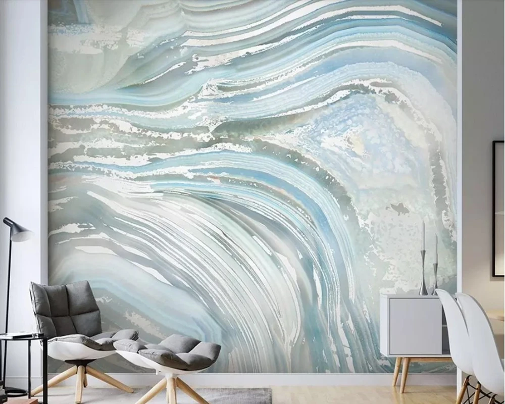 

Blue agate stone 3d wallpaper papel de parede,living room TV sofa wall bedroom restaurant wall papers home decor custom mural