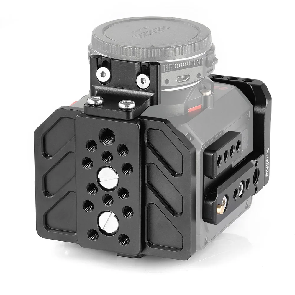  Jaula para cámara Z cam E2 con placa superior/placa inferior/placa lateral/soporte de lente/USB/HDM