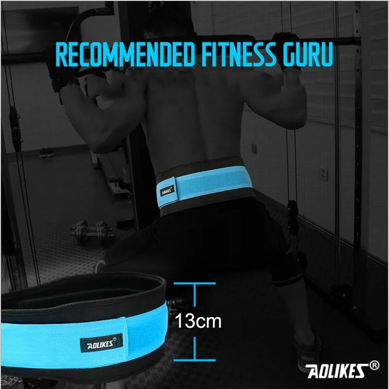 AOLIKES 3 Color Body Building Fitness Adjustable Weight Lifting Belt Gym Wide Back Waist Support Protect Exercise Training Belt