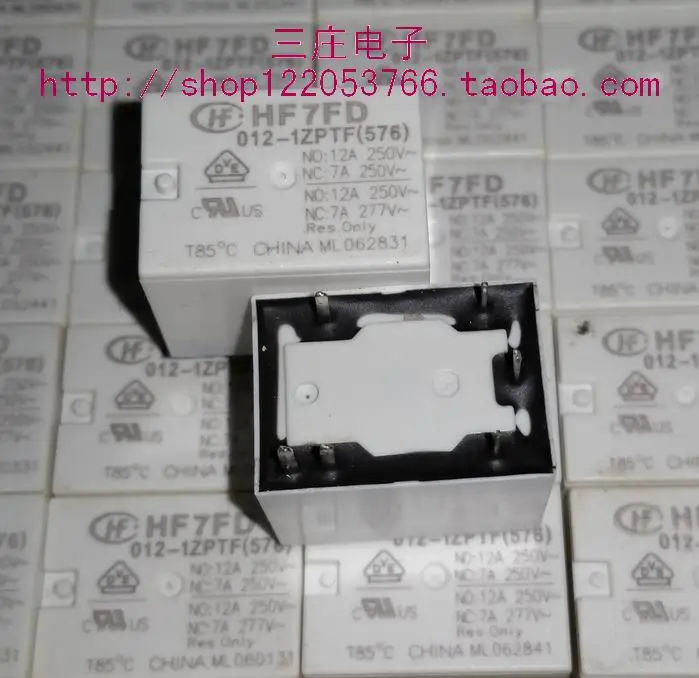 Реле HF7FD 012 1ZPTF (576) 4123 1C 12V 6P 12A|relay|rel |