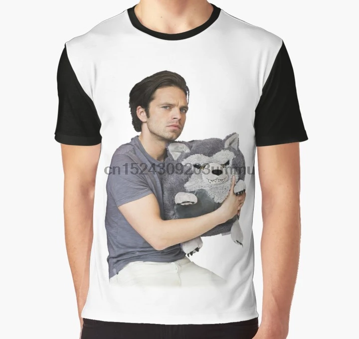 

All Over Print 3D Tshirt Men Funny T Shirt Sebastian Stan Graphic T-Shirt(1)