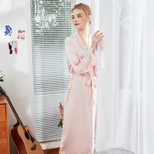 SAGACE, женское летнее кружевное белье, ночная рубашка, ночная рубашка с длинным рукавом, ночная рубашка MAR27