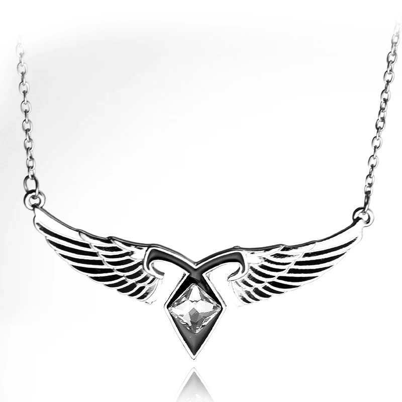 Ожерелье из костей Mortal Instruments, винтажный кулон Angelic power Runes shadowhunter, подарок для мужчин и женщин-30